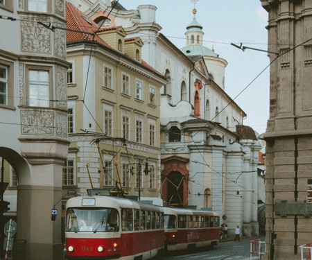 Новые трамвайные пути в Праге 10